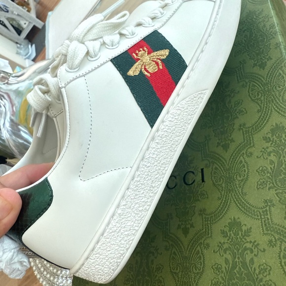 Gucci Nero White Sneakers - Picture 8 of 11